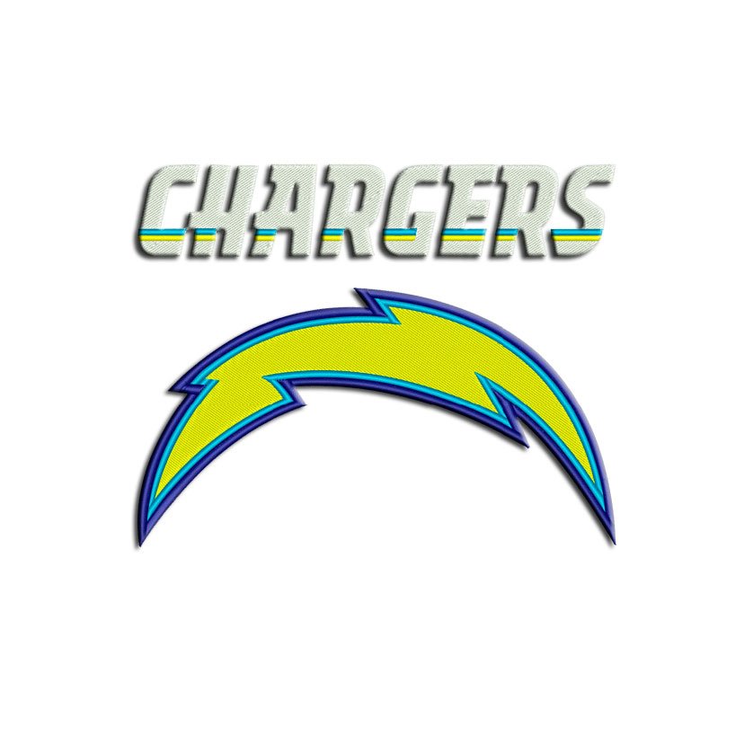 Chargers embroidery