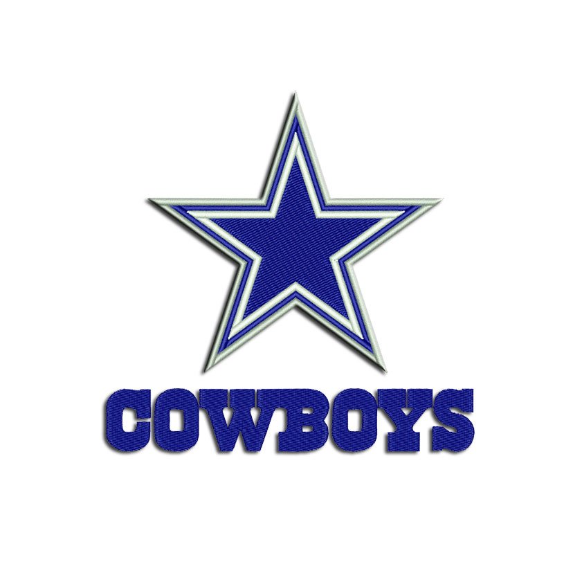 Cowboys embroidery