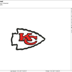 Kansas City Chiefs Logo coloring page