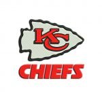 Kansas City Chiefs embroidery design and applique files