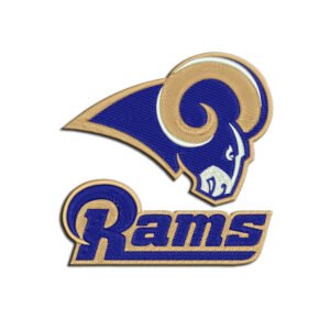 Los Angeles Rams embroidery design and applique design files