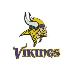 Minnesota Vikings embroidery design files