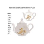 Teapot Embroidery design