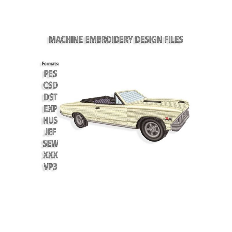 1970 Chevrolet Chevelle SS Embroidery design