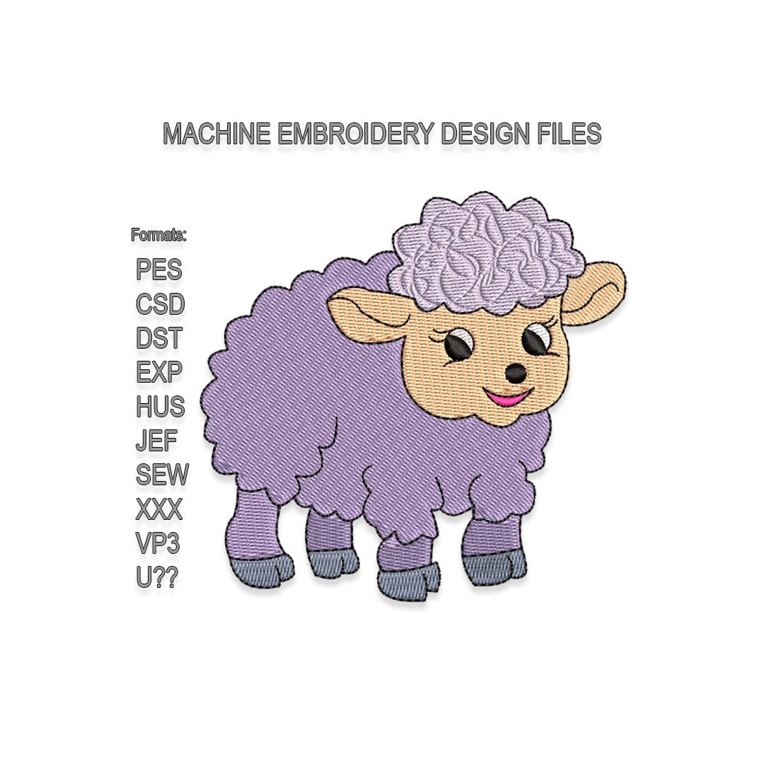 Sheep Embroidery design