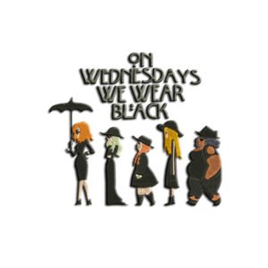 Black Wednesdey Embroidery design