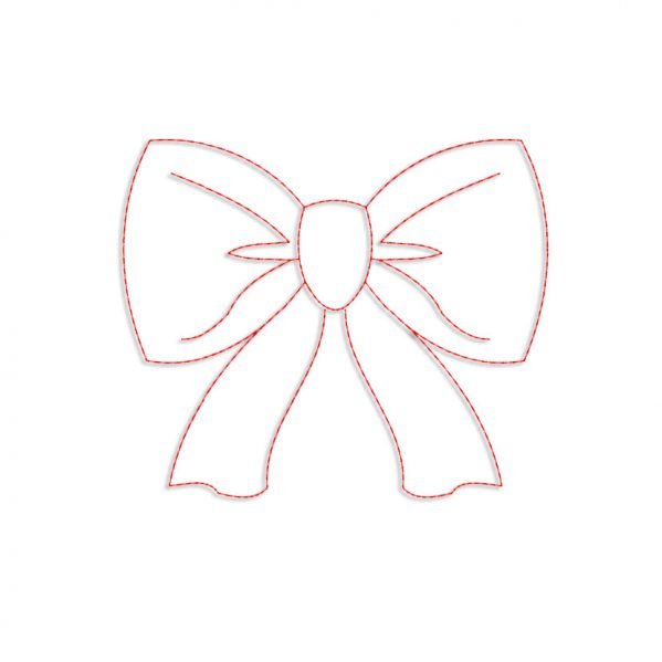 Bow Embroidery design - Machine Embroidery designs and SVG files