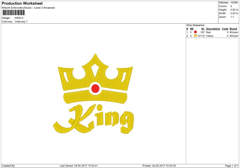 Crowns Embroidery design - Image 5