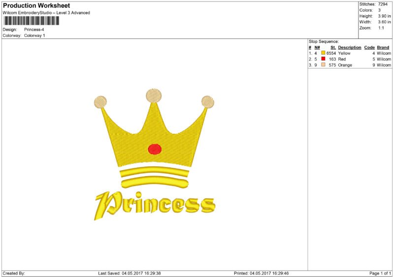 Crowns Embroidery design - Image 3