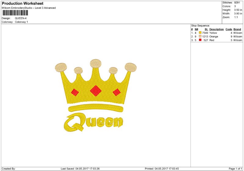 Crowns Embroidery design - Image 2