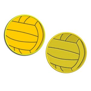 Volleyball / Water polo ball Embroidery design