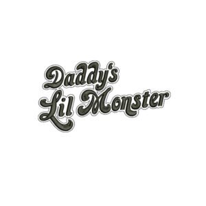 Daddy's Lil Monster Embroidery design