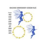 Fairy Frame embroidery design