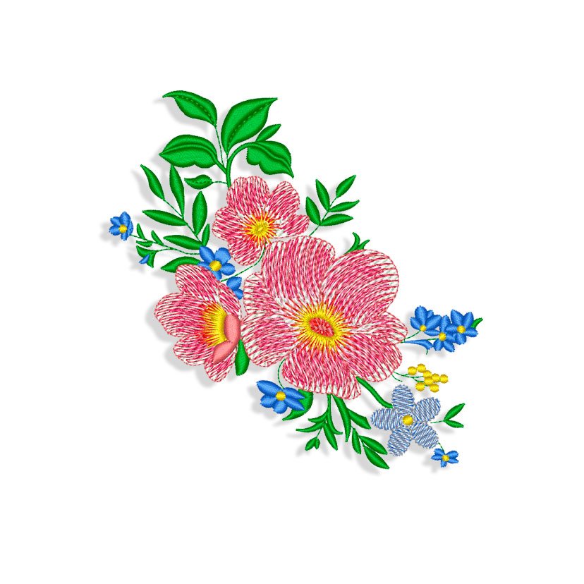 Download Flower Embroidery design | Machine Embroidery designs and ...