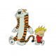 Calvin and Hobbes Dancing Embroidery design