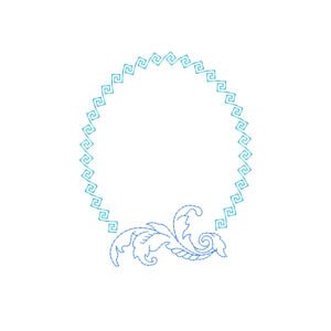 Frame Embroidery design