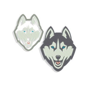 Husky Embroidery design