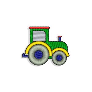 Mini Tractor Embroidery design