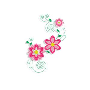 Flowers Embroidery design - Machine Embroidery designs and SVG files
