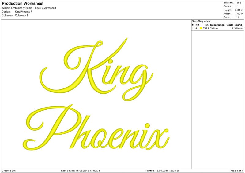 Phoenix Embroidery design - Image 7