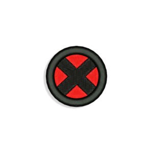 Mini X logo Embroidery design