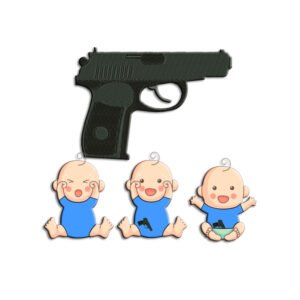 Pistol Embroidery design