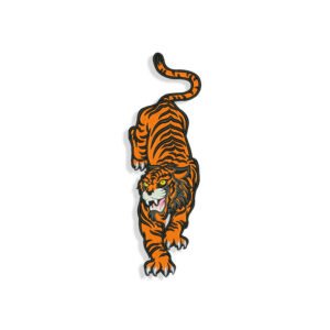 Creeping Tiger Embroidery design files