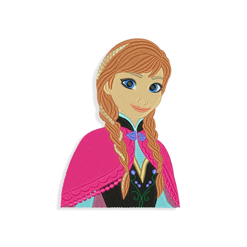 Download Princess Anna Frozen | Machine Embroidery designs and SVG ...