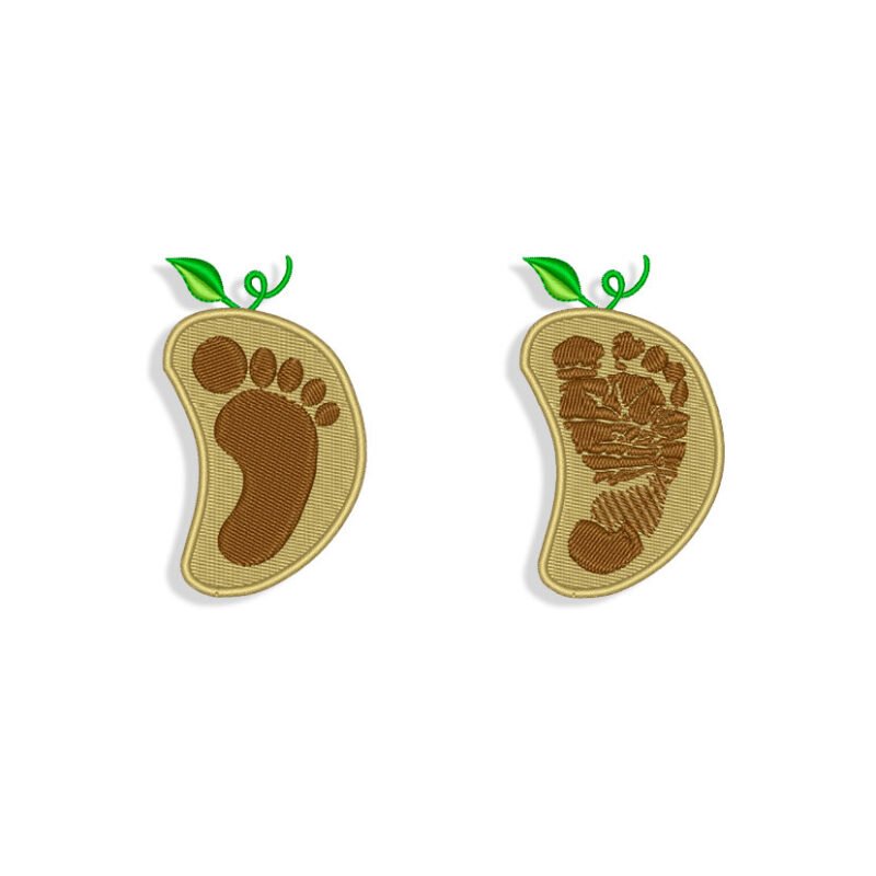 Footprint Embroidery design