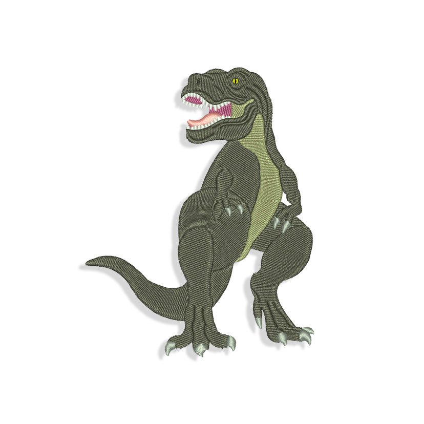 T-rex Embroidery design