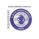 FC Albion Hurricanes embroidery design