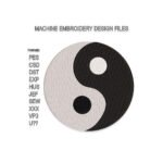 Yin And Yang Embroidery design
