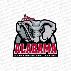 Alabama Crimson Tide Elephant Head