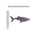 Shark Embroidery design