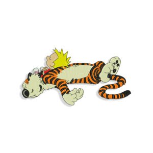 Calvin and Hobbes embroidery