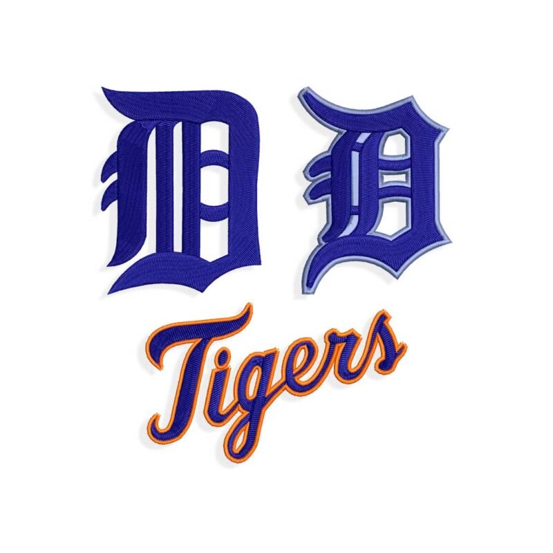 Detroit Tigers Embroidery design