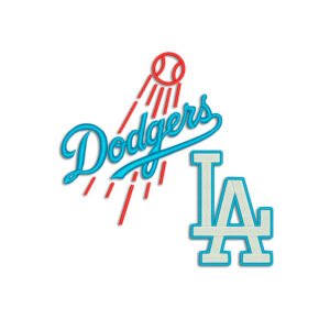 Dodgers Embroidery File 6 sizes – Embropedia