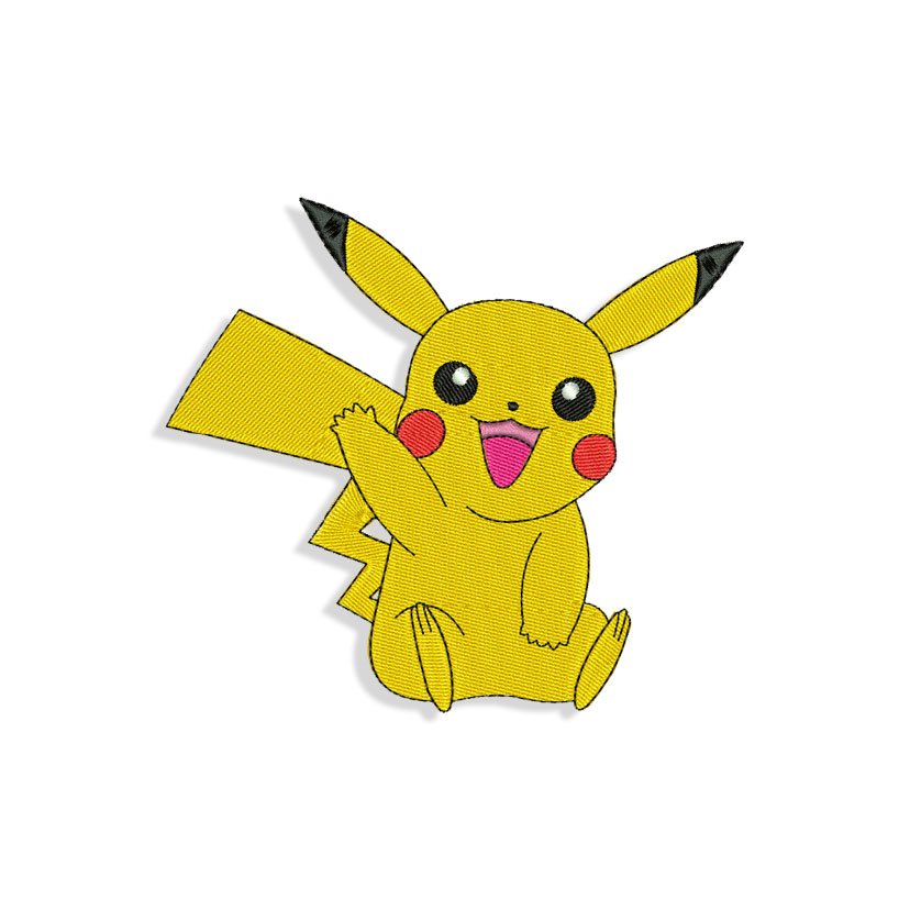 Pikachu - Machine Embroidery designs and SVG files