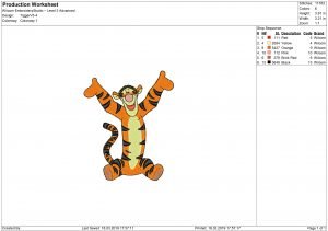 Tigger - Machine Embroidery designs and SVG files