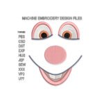 Ratatouille Face Embroidery design