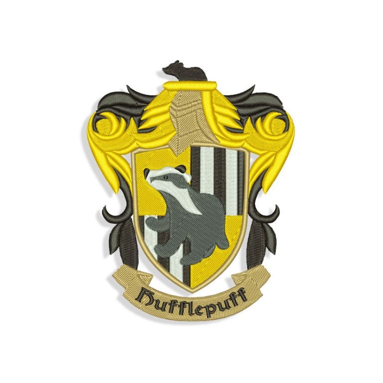 Hufflepuff Logo Machine Embroidery Designs And SVG Files