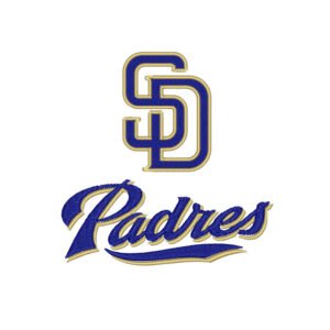 San Diego Padres Embroidery design