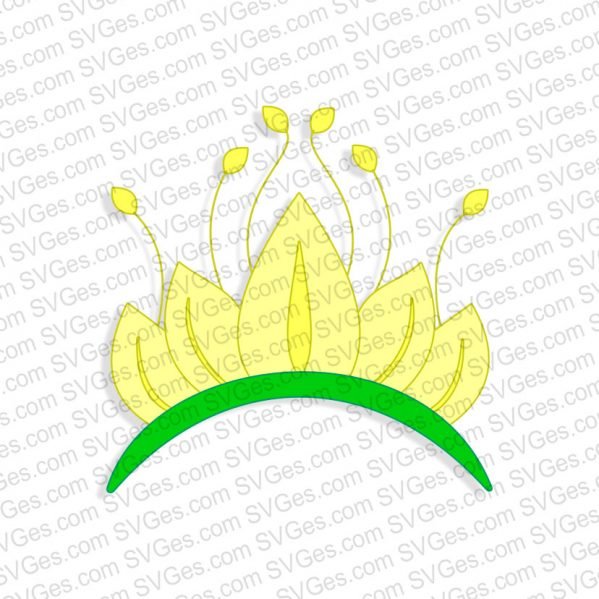 Princess Tiana’s diadem | Machine Embroidery designs and SVG files