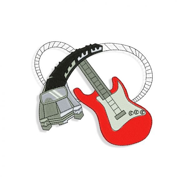 Guitar Embroidery