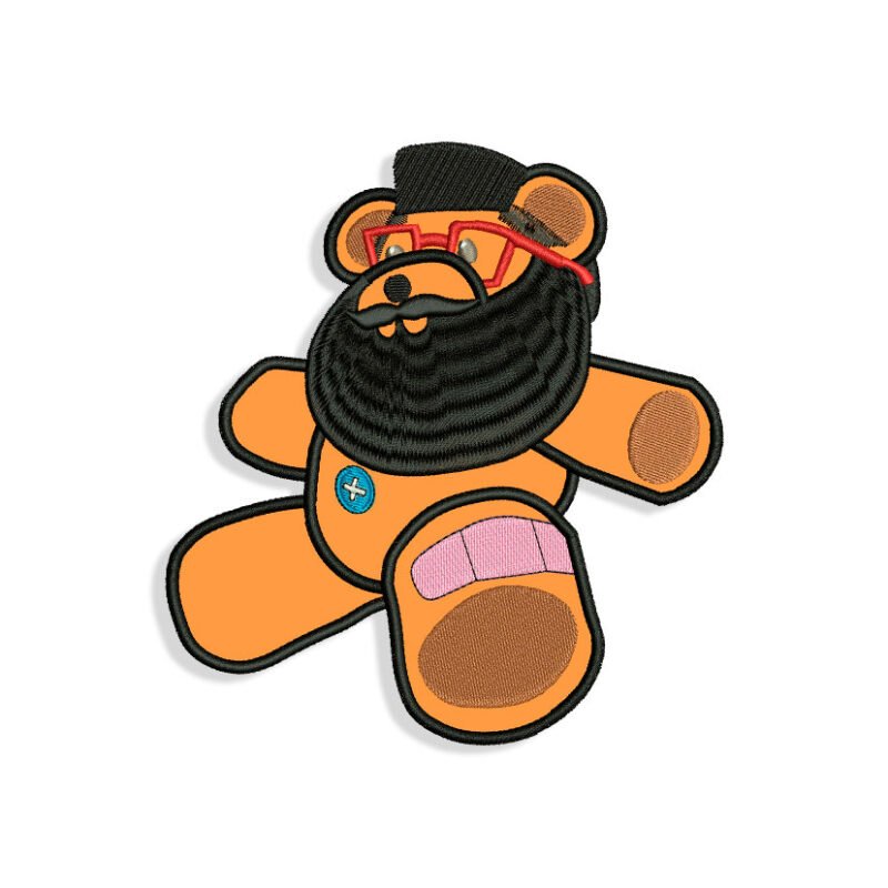 Bearded Bear Embroidery