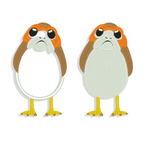 Porg Embroidery design