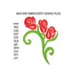 Rose Embroidery design