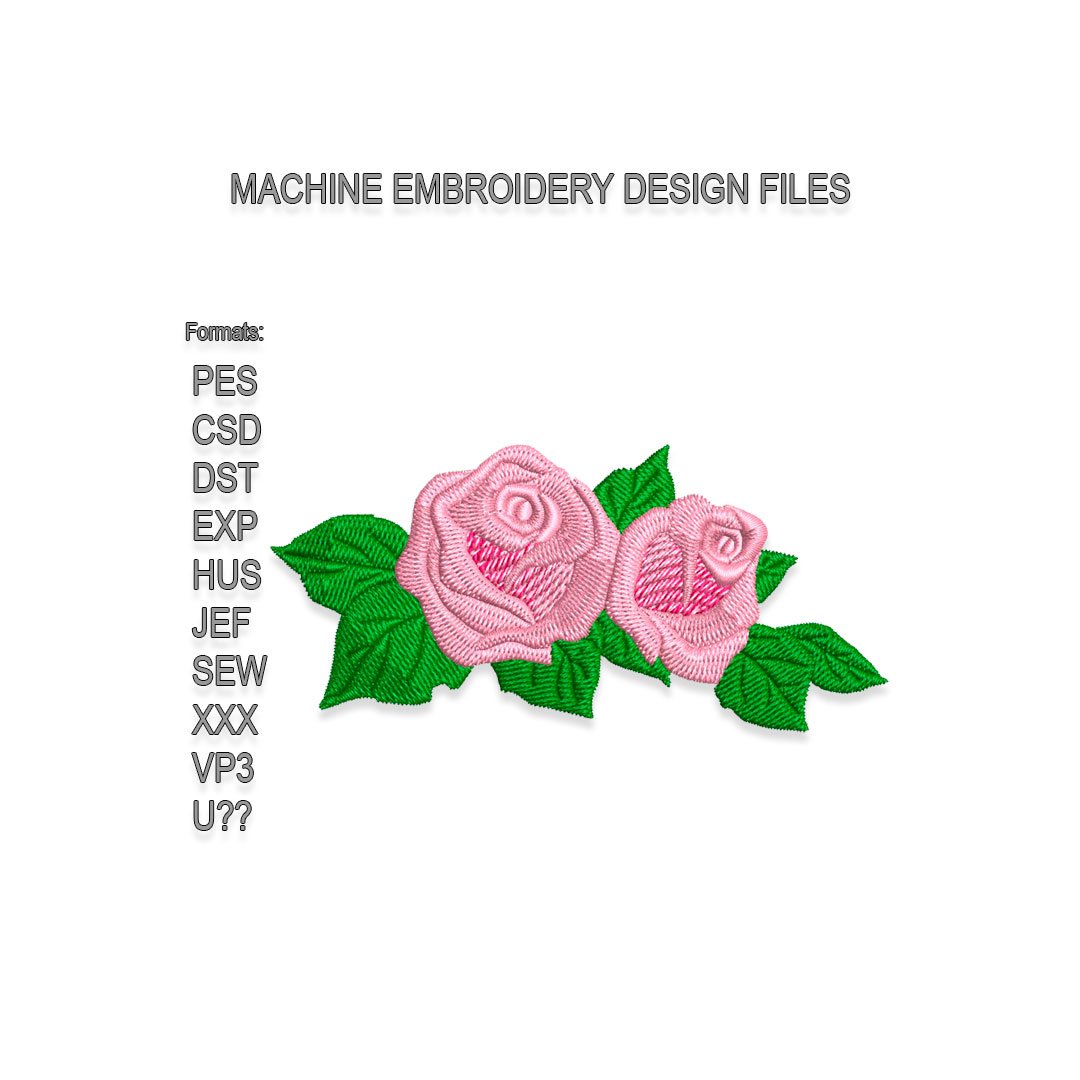 Rose Embroidery design