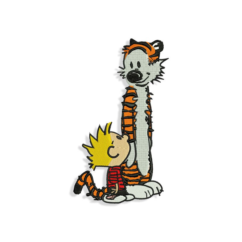 Calvin and Hobbes Embroidery design