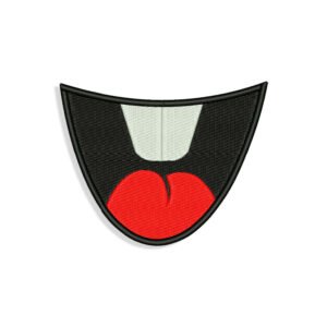 Mouth for Mouth mask Embroidery design